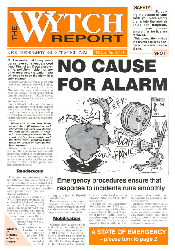 Cartoon for in-house magazine - BP Exploration