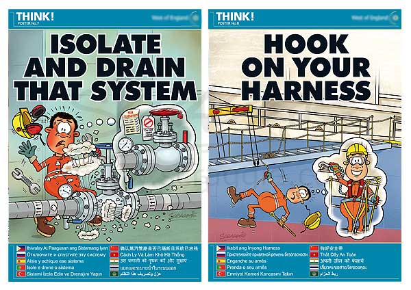 Health and Safety illustrations Health and Safety illustrations