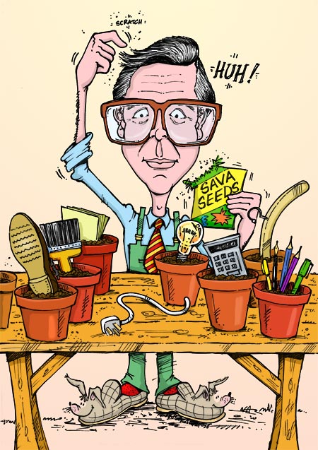 Retirement caricature cards