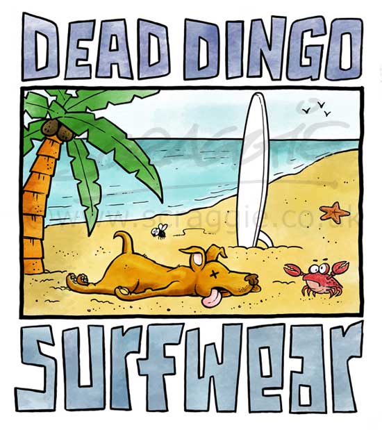 T shirt cartoon illustration