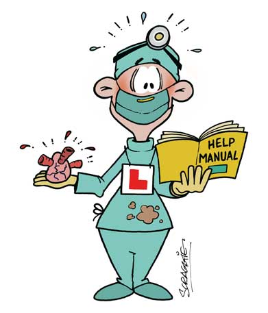 Cartoon doctor