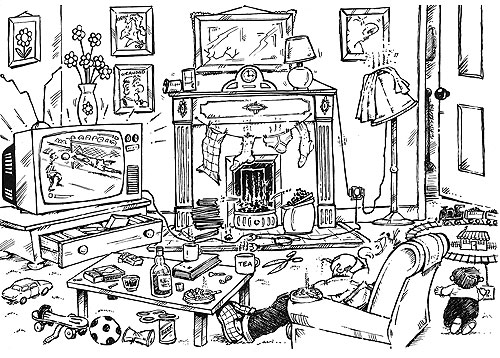 Cartoon illustration for local area social services presentation Cartoon illustration for local area social services presentation