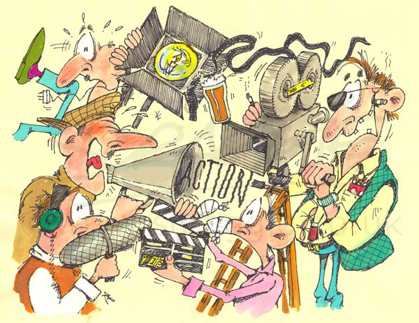 Sales advertising cartoon - Television South