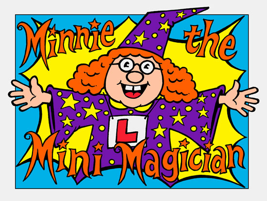 Cartoon character illustration for ZZZAP! - CiTV children's programme