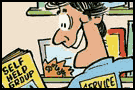 Cartoon brochure illustration