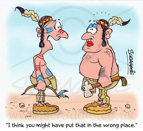 American indian cartoon