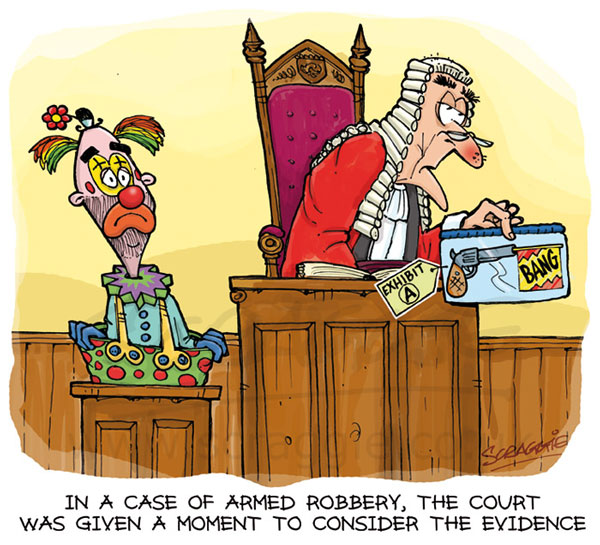 Law cartoons judge