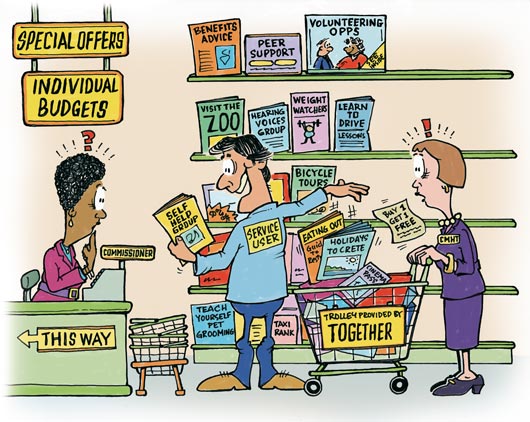 Cartoon characters for children's careers leaflets Cartoon illustrations for information brochure