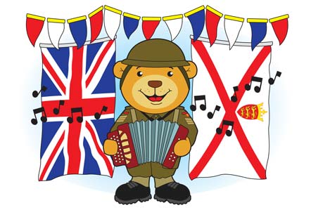 World War Two cartoon bear World War Two cartoon bear