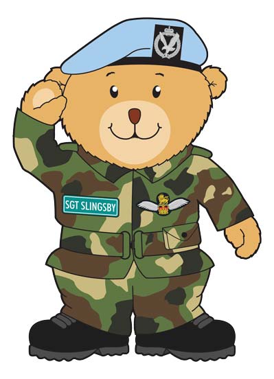 Teddy bear cartoon character design