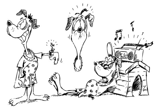 Character sheet for children's animation series