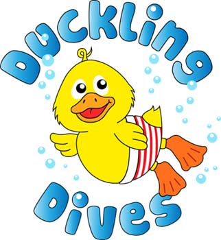 Character & logo designs for baby swim business 'Duckling Dives'