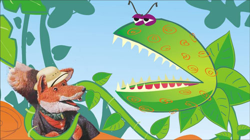 Storyboard visuals for 'Basil Brush' title sequence - Foundation TV for CBBC