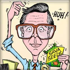 Caricature for retirement card - BP Exploration