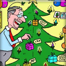 Caricature Christmas card
